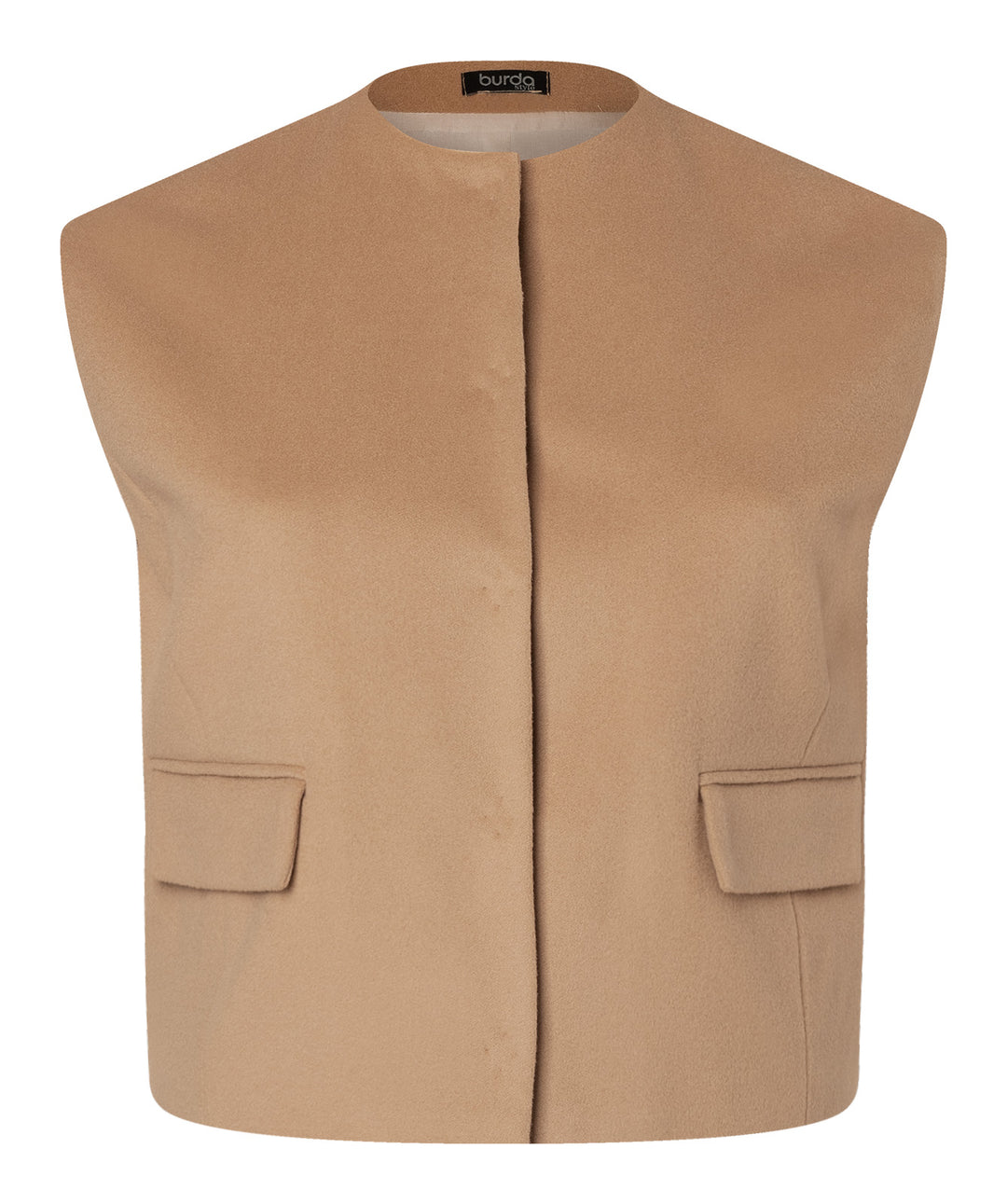 Burda Schnittmuster 5698 – Damen Westen mit Knöpfen (2 Couture-Varianten)