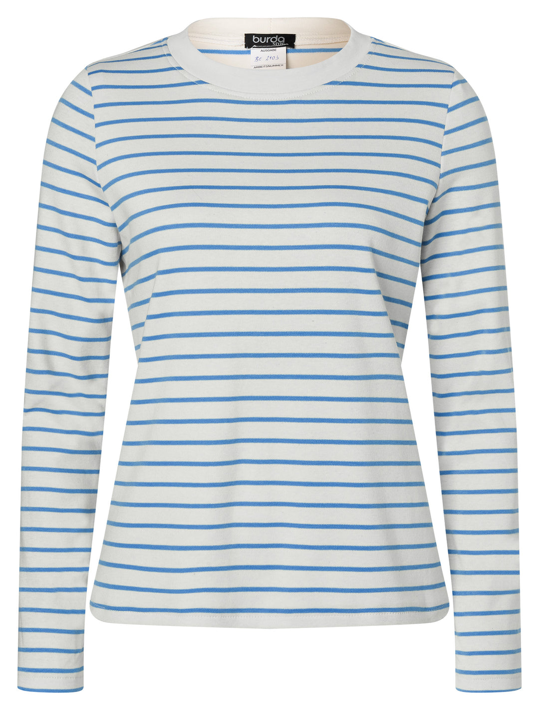 Burda Schnittmuster 5705 – Damen Basic Langarmshirts (3 easy Varianten)