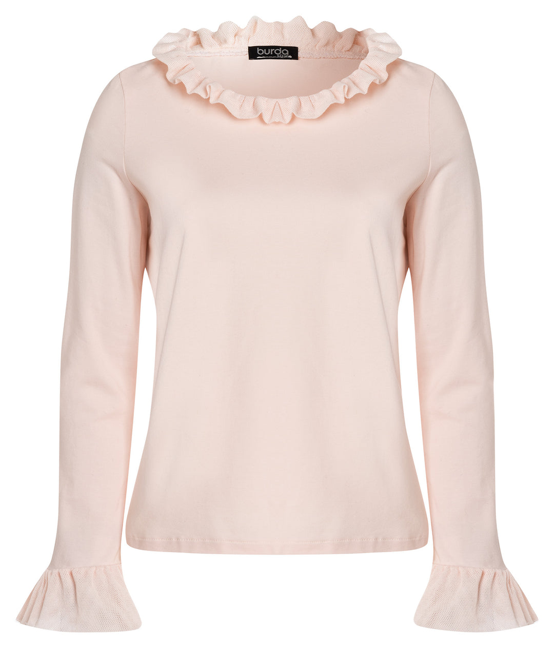 Burda Schnittmuster 5705 – Damen Basic Langarmshirts (3 easy Varianten)