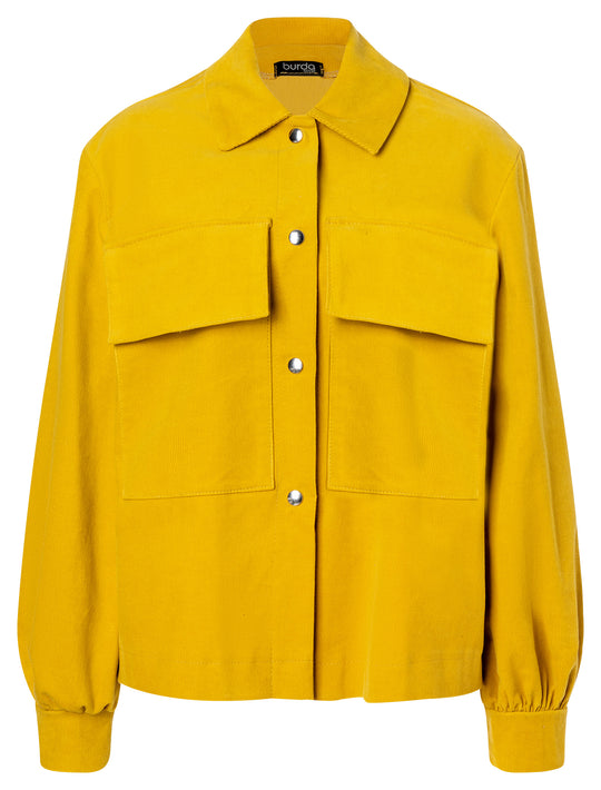 Burda Schnittmuster 5706 – Damen Jacken mit Stehkragen (3 easy Varianten)