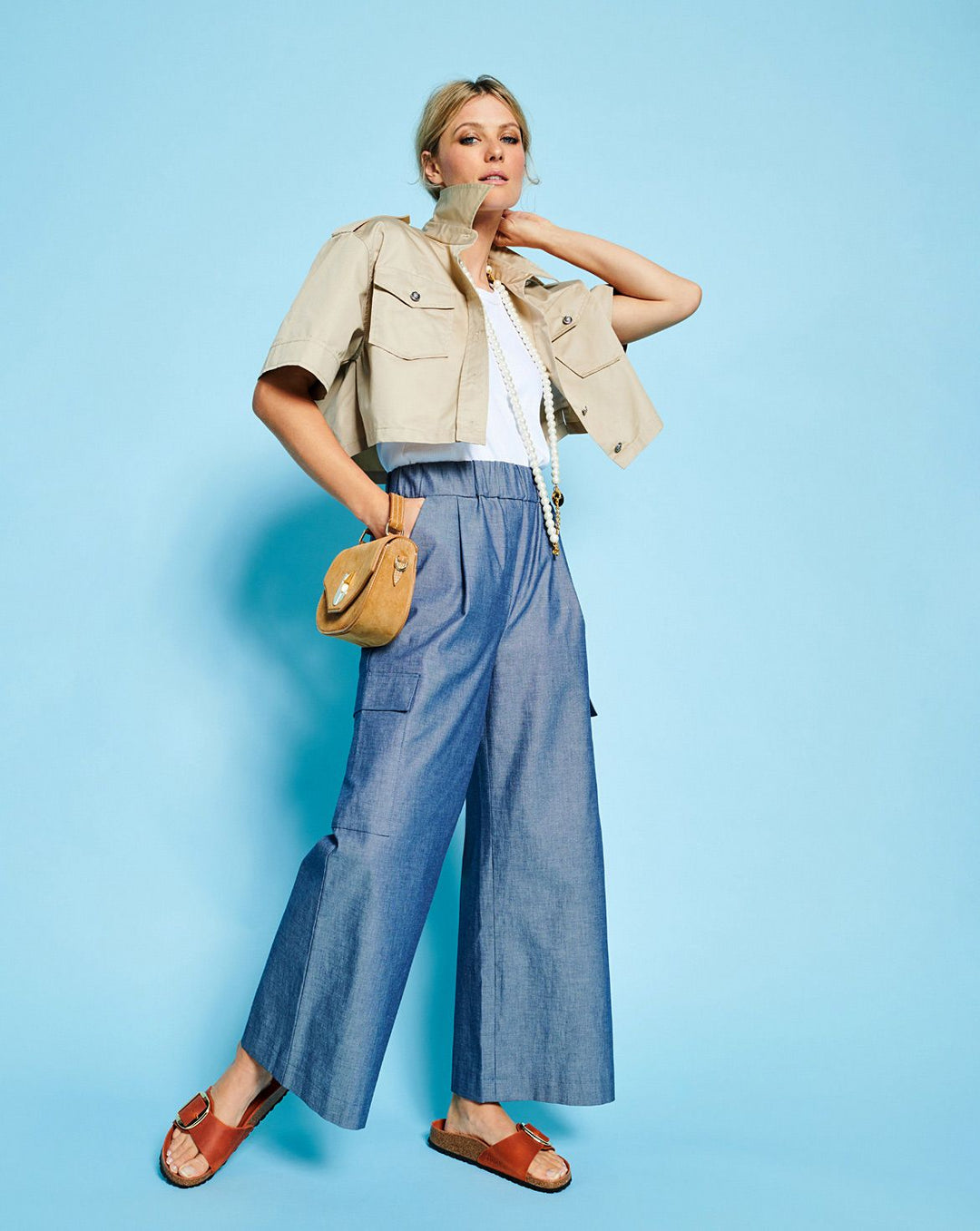 Burda Sewing Pattern 5707 – Women's Marlene Trousers with Elastic Waistband (3 Variations)