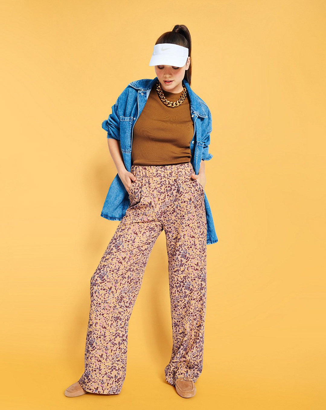 Burda Sewing Pattern 5707 – Women's Marlene Trousers with Elastic Waistband (3 Variations)