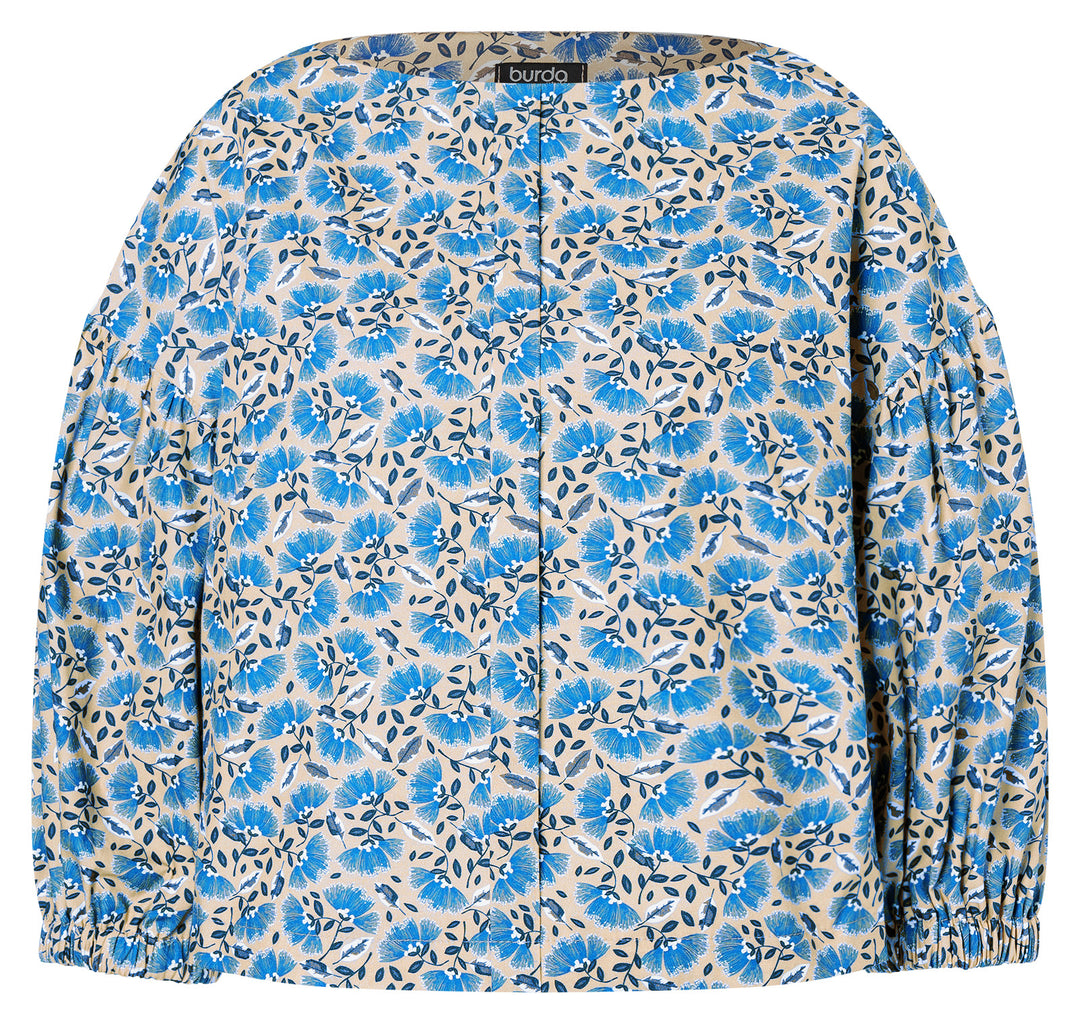 Burda Schnittmuster 5709 – Damen Langarmblusen in drei Varianten (Burda Easy)