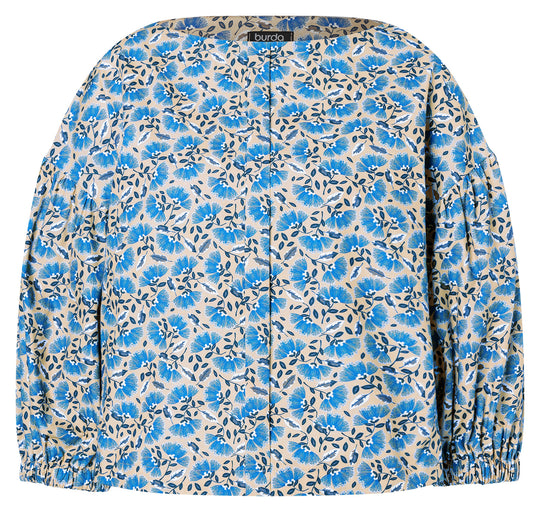 Burda Schnittmuster 5709 – Damen Langarmblusen in drei Varianten (Burda Easy)