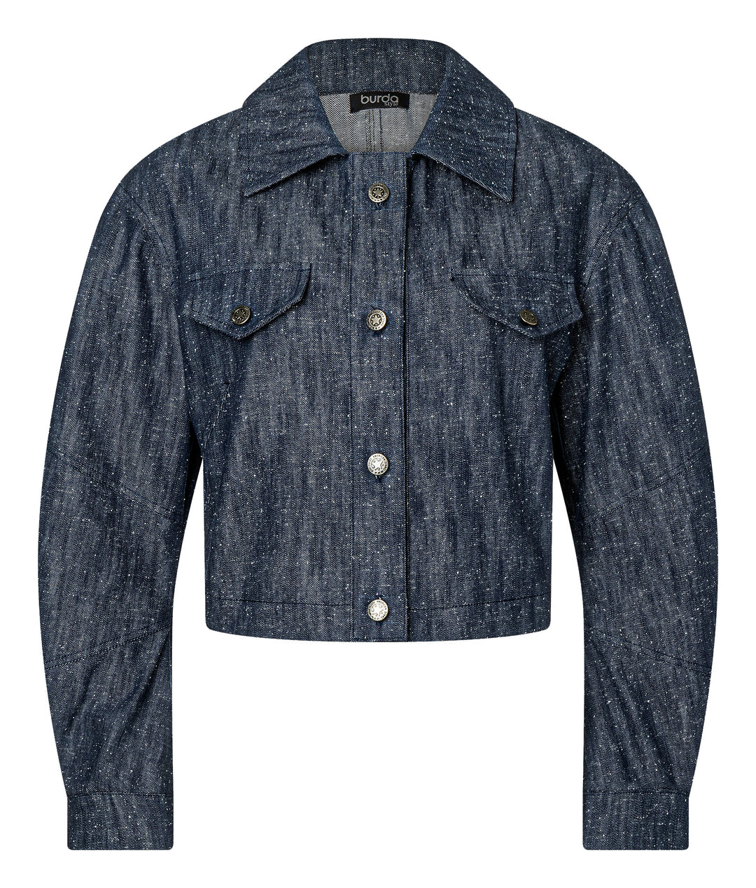 Burda Schnittmuster 5711 – Damen kurze Jacken mit Statement-Details