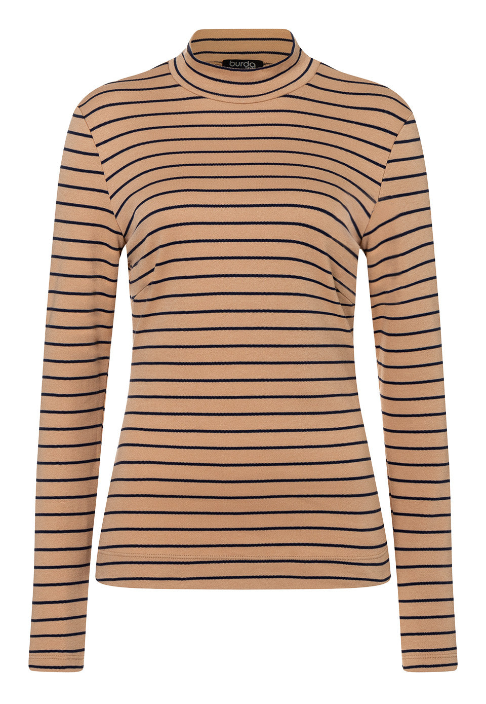 Burda Schnittmuster 5717 – Damen Basic Langarmshirts für Einsteiger