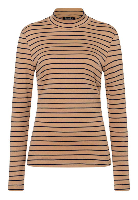 Burda Schnittmuster 5717 – Damen Basic Langarmshirts für Einsteiger
