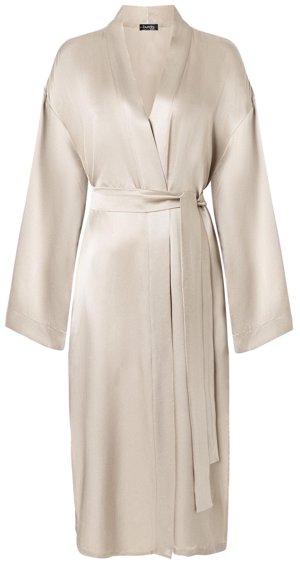 Burda Schnittmuster 5720 Damen Kimono mit Bindeband aus Satin & Jacke mit weiten Ärmeln