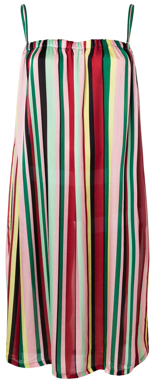 Burda Schnittmuster 5721 Damen Trägerkleid mit Nahttaschen & Top mit gesmoktem Ausschnitt und Spaghettiträgern