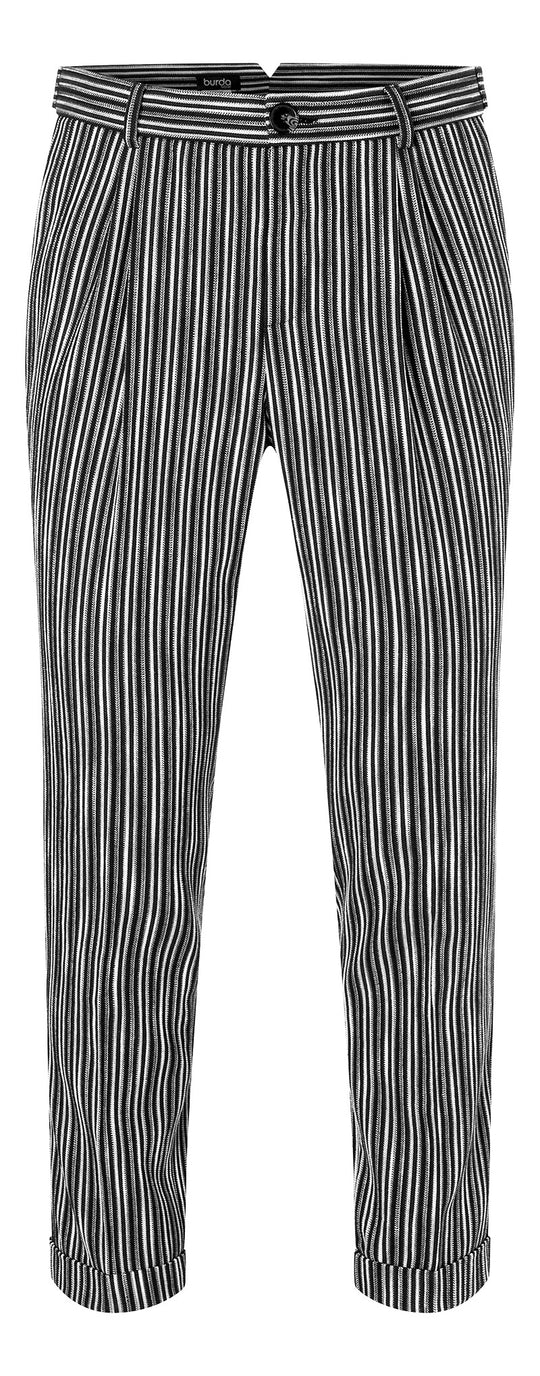 Burda Schnittmuster 5722 Herren Hosen Bundfaltehose & Anzughose