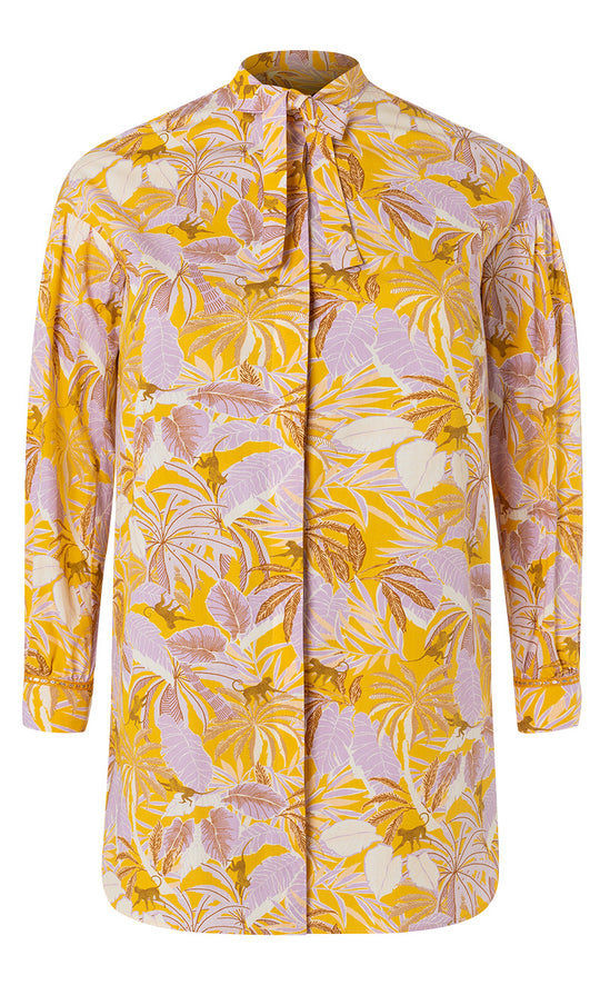 Burda Schnittmuster 5723 Damen Bluse mit Print und Pailettenband , Blusenjacke mit verdeckter Knopfleiste