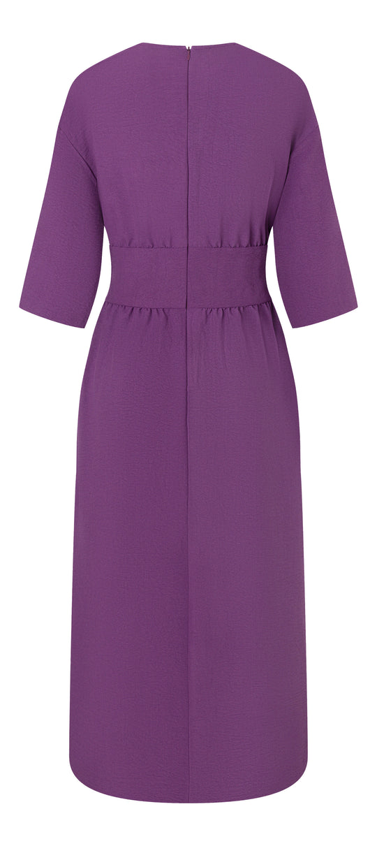 Burda Schnittmuster 5724 Damen Midikleid mit Wickeleffekt und Kleid mit Kummerbundoptik in Viskose