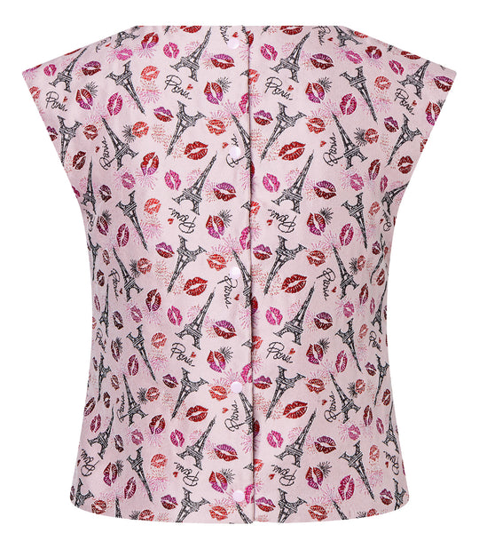 Burda Schnittmuster 5727  Damen bauchfreies Top aus Jacquard, Blusenshirt mit Druckknopfleiste und Sommershirt aus Popeline mit Flügelärmel