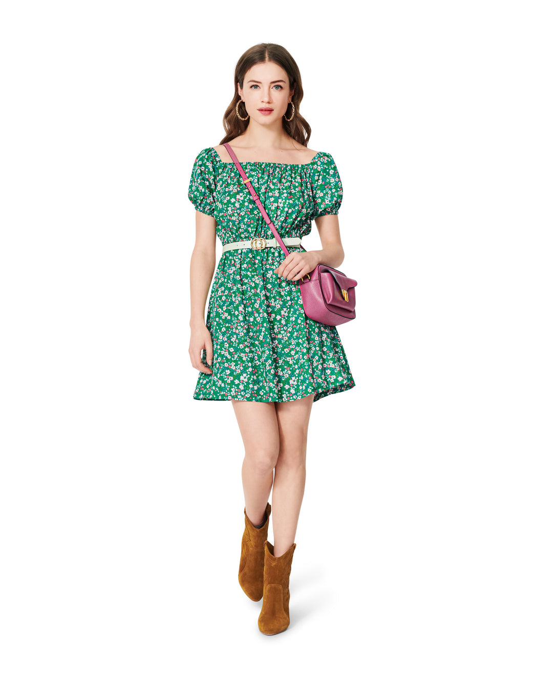Burda Schnittmuster 5728 Damen Kleider Minikleid mit Gummizug, Midikleid mit Bindeträgern und ärmelloses Kleid mit Rüsche