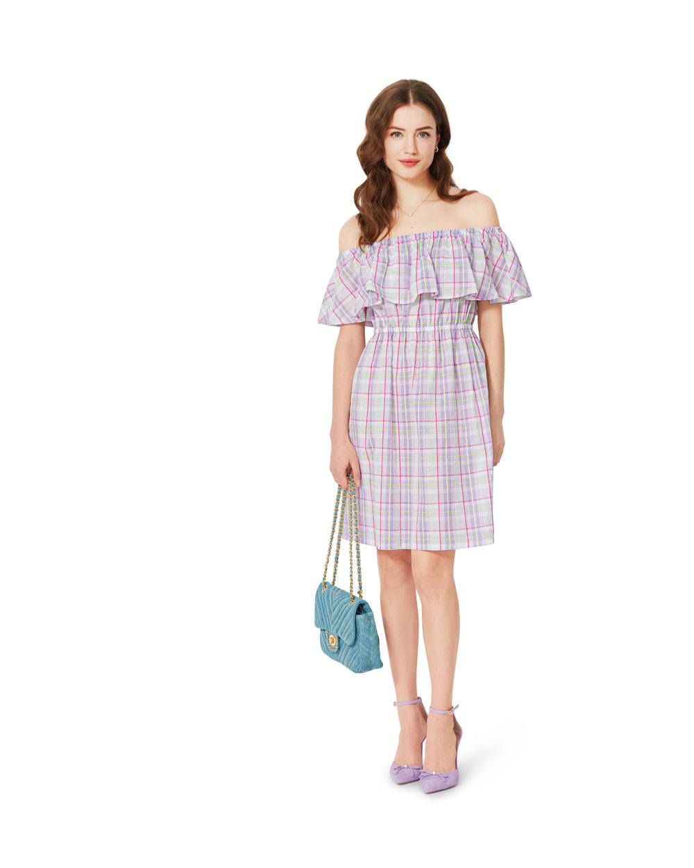Burda Schnittmuster 5728 Damen Kleider Minikleid mit Gummizug, Midikleid mit Bindeträgern und ärmelloses Kleid mit Rüsche