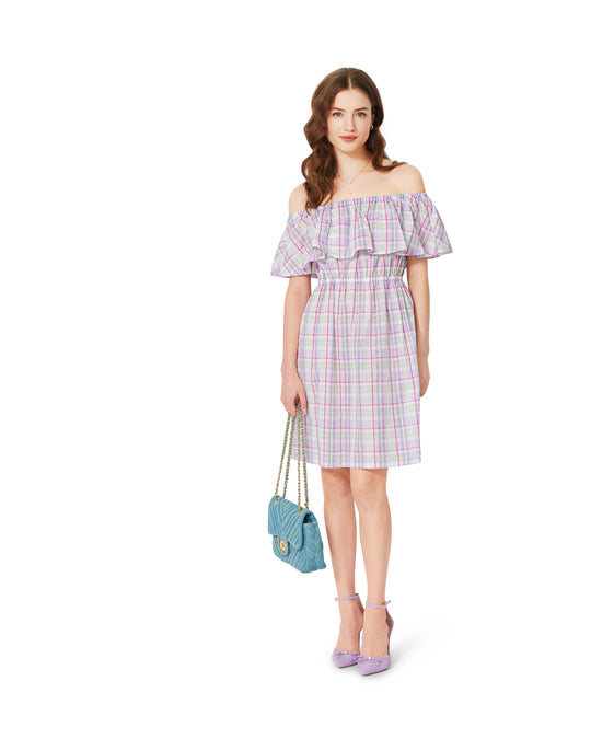 Burda Schnittmuster 5728 Damen Kleider Minikleid mit Gummizug, Midikleid mit Bindeträgern und ärmelloses Kleid mit Rüsche