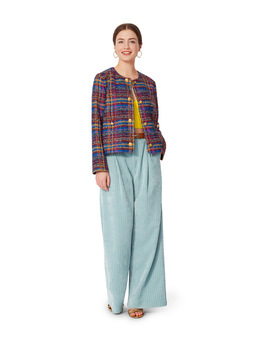 Burda Schnittmuster 5729 Damen Blazer aus Boucle, Flanelljacke im Grungestil und Jacke aus PVC