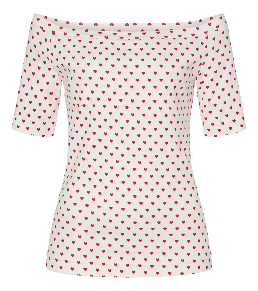 Burda Schnittmuster 5730 Damen Shirts mit weitem Ausschnitt, Herzchenmuster und Volants