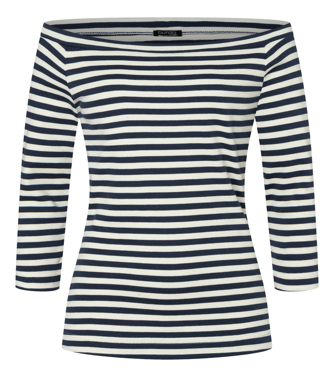 Burda Schnittmuster 5730 Damen Shirts mit weitem Ausschnitt, Herzchenmuster und Volants