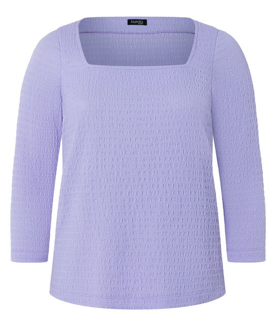 Burda Schnittmuster 5731 Damen Basic-Shirts mit Herz- und eckigem Ausschnitt