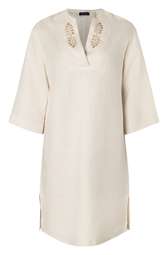 Burda Schnittmuster 5733 Damen Tunikakleid mit Stickerei, Bluse mit Kachelmuster und Biesen
