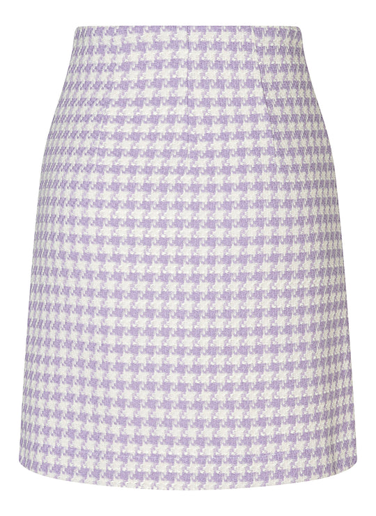Burda Schnittmuster 5739 Damen Bleistiftrock mit Knopfleiste & Minirock aus Boucle und Schmuckknöpfen