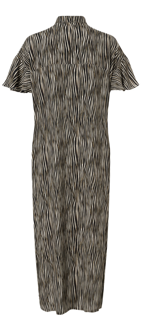 Burda Schnittmuster 5742 Damen Midihemdblusenkleider mit Flügelärmel und Taschen