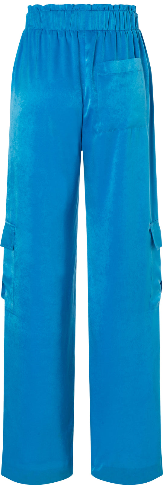 Burda Schnittmuster 5743 Damen Hosen mit hohen Seitenschlitzen, Bindeband & Cargo-Pants mit XL-Taschen und Streifenband