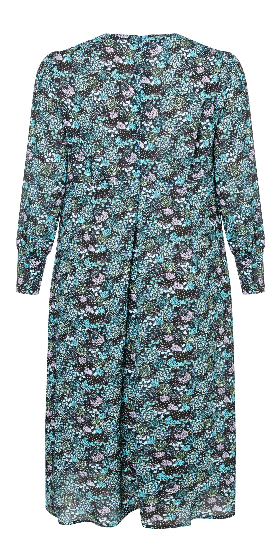 Burda Schnittmuster 5748 Damen Midi Kleider mit Einsatz und aufspringenden Falten