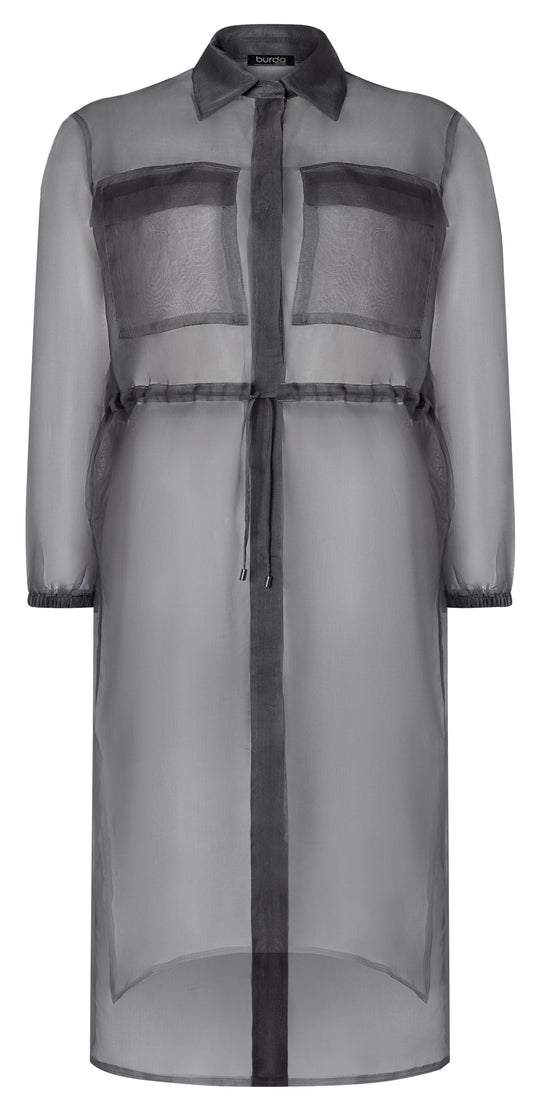 Burda Schnittmuster 5750 Damen Jacken mit Taschen, Bindeband