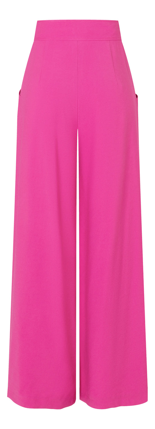 Burda Schnittmuster 5751 Damen weite Hosen mit Taschen, Schließe