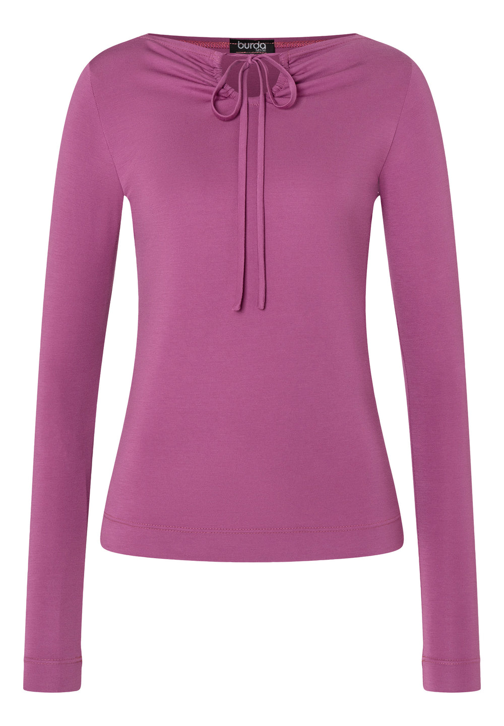 Burda Schnittmuster 5752 Damen Jersey-Shirts Langarm mit Tropfenausschnitt