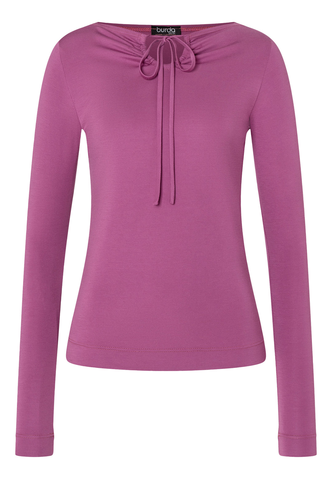 Burda Schnittmuster 5752 Damen Jersey-Shirts Langarm mit Tropfenausschnitt