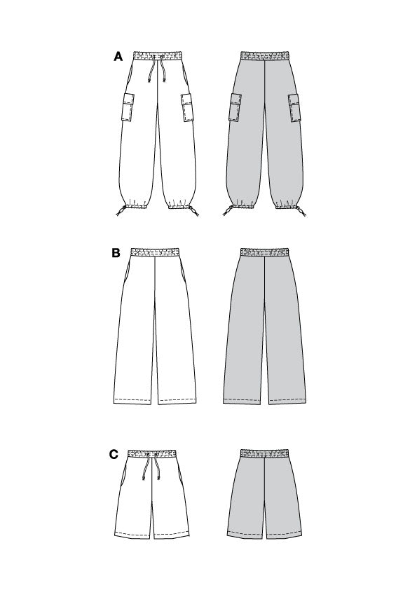 Burda Schnittmuster 5761 Cargohose