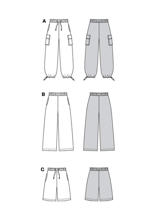 Burda Schnittmuster 5761 Cargohose