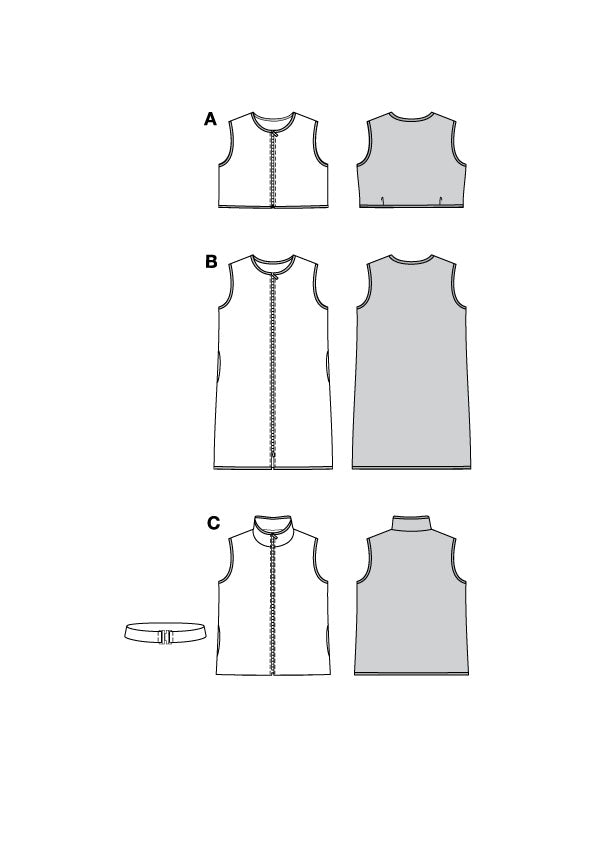 Burda Schnittmuster 5764 Weste