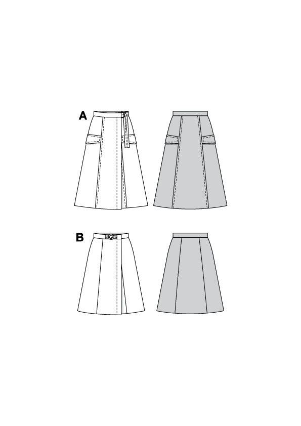 Burda Schnittmuster 5766 Rock