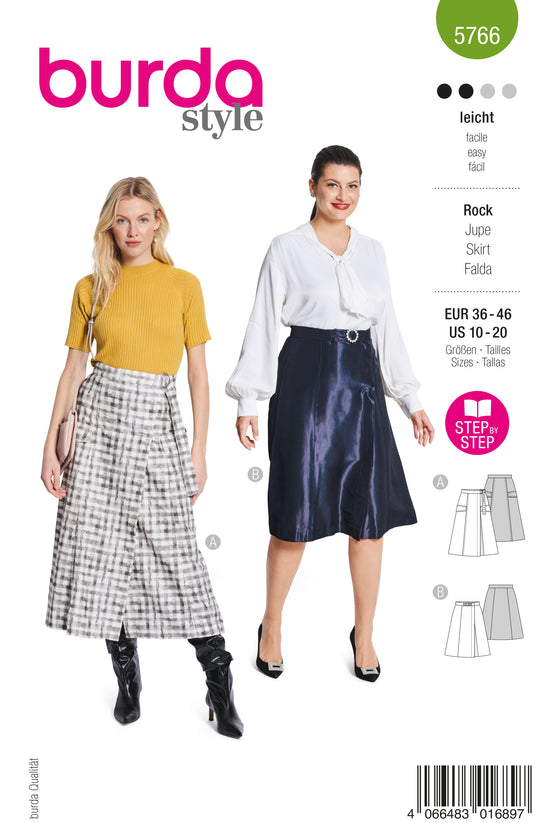 Burda Schnittmuster 5766 Rock