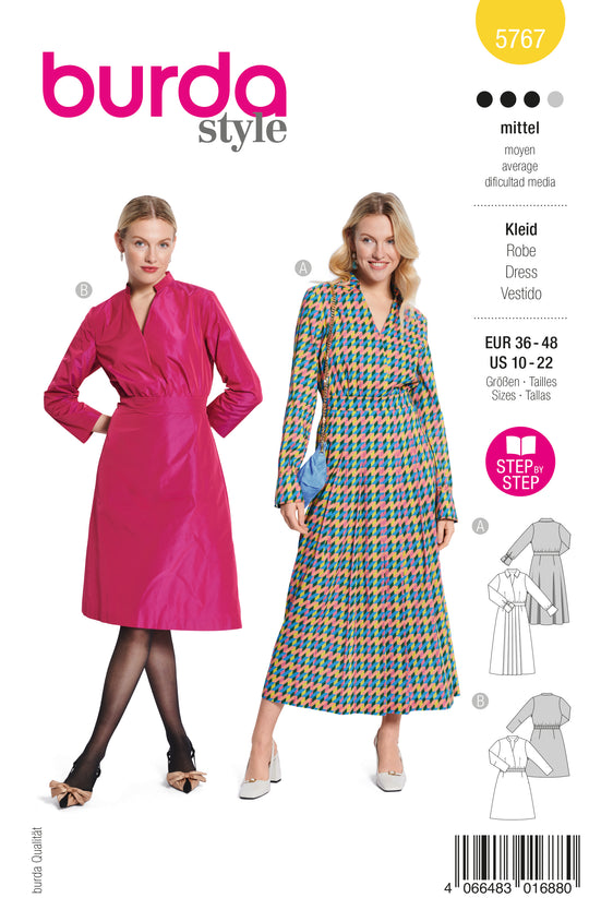 Burda Schnittmuster 5767 Kleid