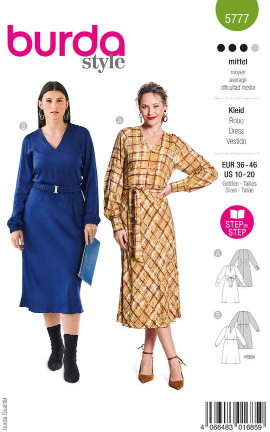 Burda Schnittmuster 5777 Kleid