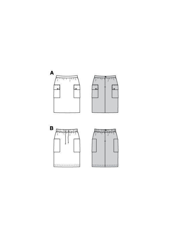 Burda Schnittmuster 5779 Rock