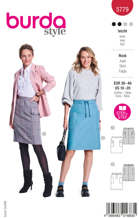 Burda Schnittmuster 5779 Rock