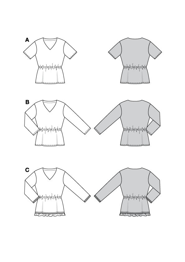 Burda Schnittmuster 5786 Shirt