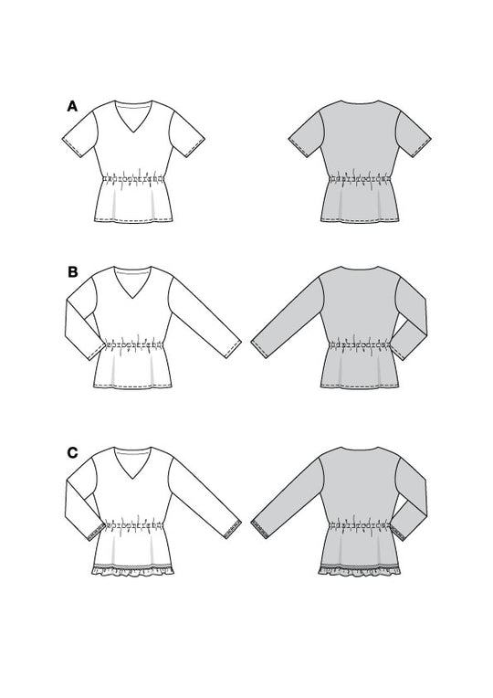 Burda Schnittmuster 5786 Shirt