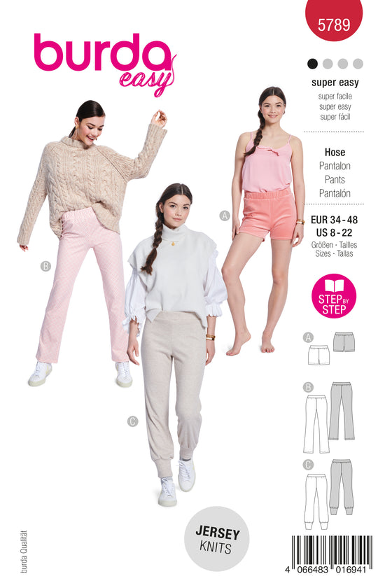Burda Schnittmuster 5789 Hose