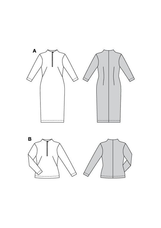 Burda Schnittmuster 5792 Kleid & Shirt