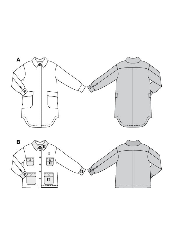 Burda Schnittmuster 5794 Jacke/Mantel
