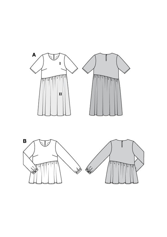 Burda Schnittmuster 5795 Kleid & Tunika
