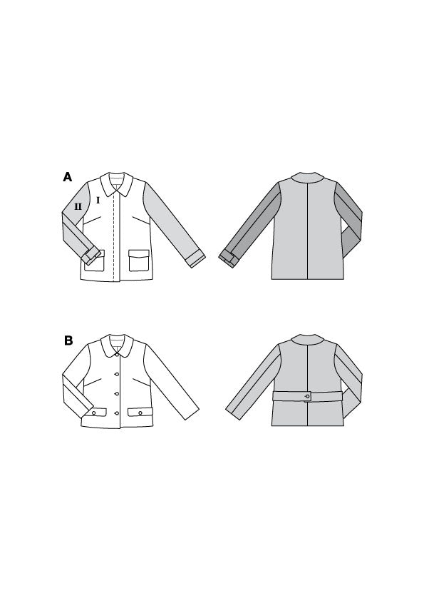 Burda Schnittmuster 5799 Jacke