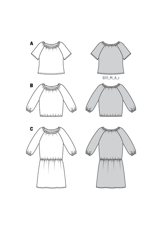 Burda Schnittmuster 6111 Bluse